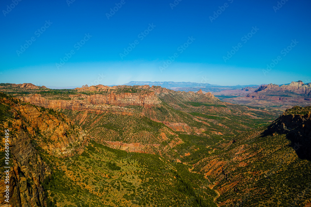 Fototapeta premium Zion National Park, Aerial View