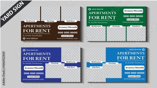 House for rent yard Signs advertising