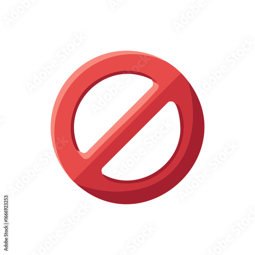 Vivid Red Prohibition Symbol Displaying Restriction or Denial on White Background Free Download Vivid Red Prohibition Symbol Displaying Restriction or Denial on White Background - GFXLoad