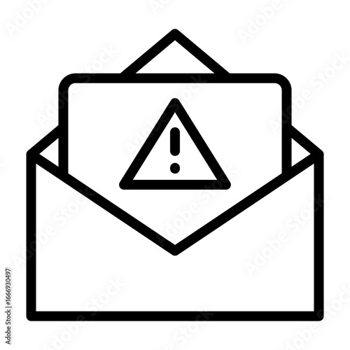 SPAM Vector Line Icon Design
