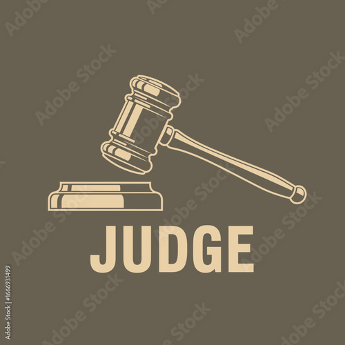 A gavel on a block, symbolizing justice and the law.