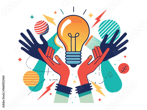 Minimal Concept Art for Innovation and Ideas