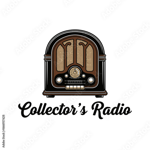 Image of a vintage radio, ideal for collectors.