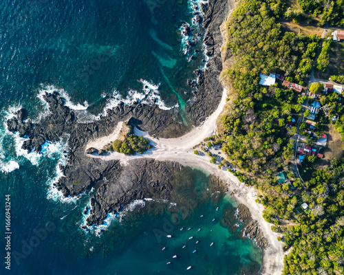 Obraz na płótnie Costa Rica Aerial Ocean