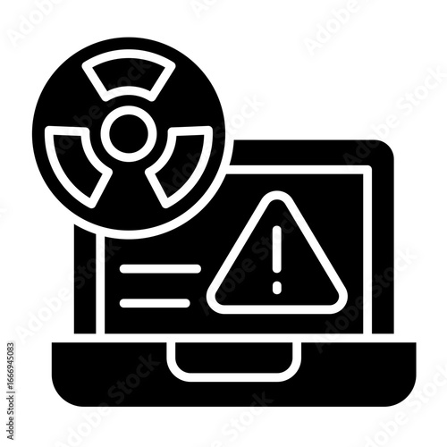 Biohazard Black Icon