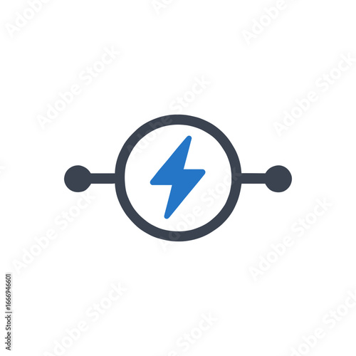 Electric Power Bolt Icon