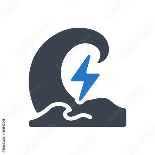 Tidal Wave Power Icon