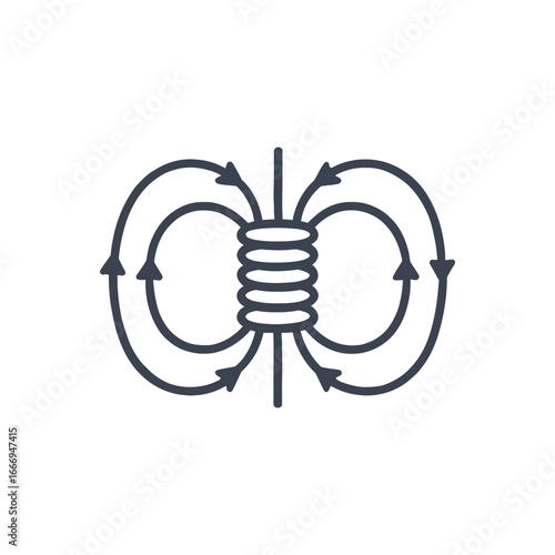 Magnetic Field Energy Icon