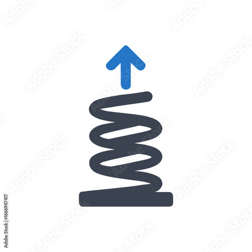 Mechanical Spring Energy Icon