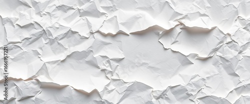 Wallpaper Mural Seamless texture of crumpled white paper background,  seamless,  surface Torontodigital.ca