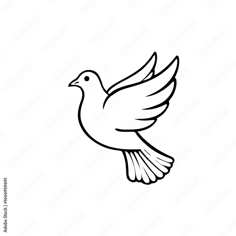 Fototapeta premium Peace Dove 81