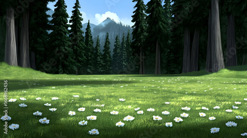 ray of sunshine through the tree