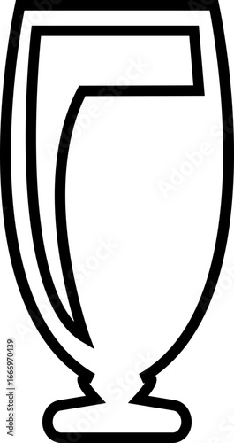 Drinkware icon glass cup mug wine goblet beer collection in line style, black silhouette group, bar utensil bundle, beverage container pack, drink synonym vector
