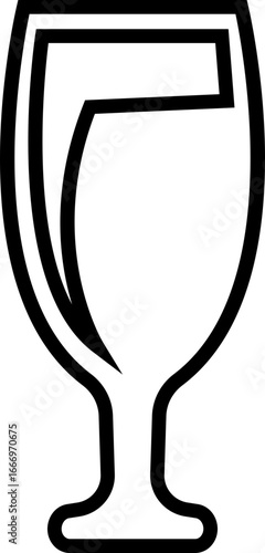 Drinkware icon glass cup mug wine goblet beer collection in line style, black silhouette group, bar utensil bundle, beverage container pack, drink synonym vector
