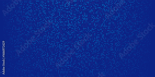 Abstract Finance Digital Business Background. Fintech Technology or Science Research Presentation Backdrop. Digital Crypto Business Vector Illustration.