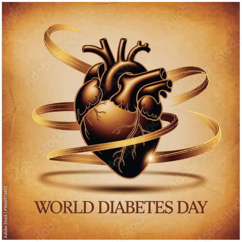 Raises global awareness about diabetes prevention treatment care education support healthy living