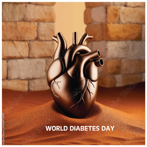 Raises global awareness about diabetes prevention treatment care education support healthy living