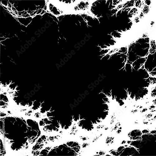 Abstract black and white fractal design texture pattern background for digital art and design projects