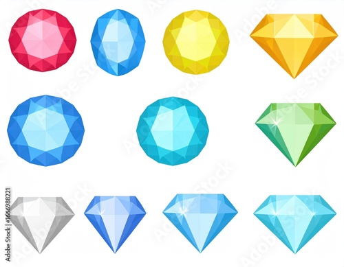 diamond, vector, design, 2d, 3d, illustration, jewel, crystal, gem, stone, drawing, jewel, shiny, gemstone, heart, precious, design, shape, art, icon, origami, luxury, shiny, love, object, glass, poly