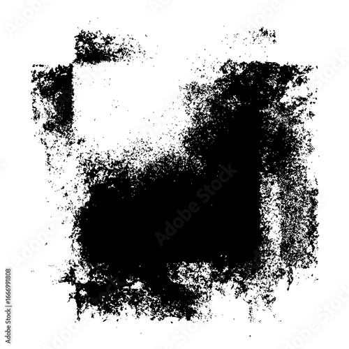 Wallpaper Mural Distressed texture overlay grunge vector background for design and abstract black and white effect use 100 Torontodigital.ca