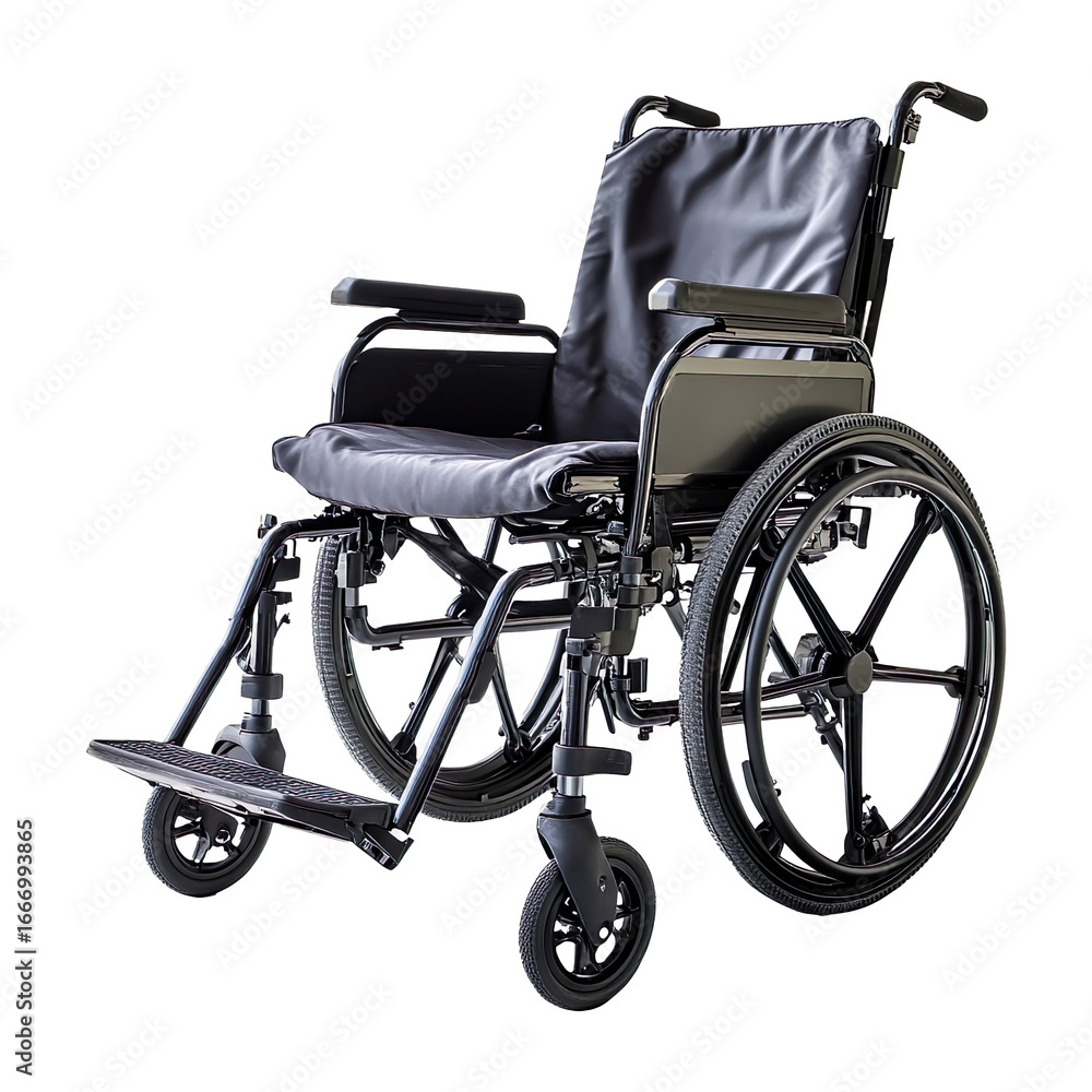 Fototapeta premium Wheelchair isolated on transparent background
