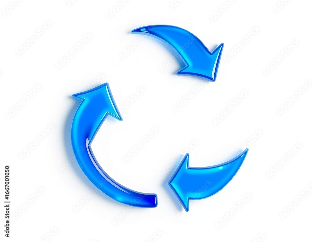 blue arrow isolated on white background. blue arrow isolated on white background.