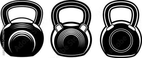 Kettlebell set, Set of kettlebells, kettlebell collection, Vector of kettlebell, kettlebell silhouette, kettlebell isolated on white background