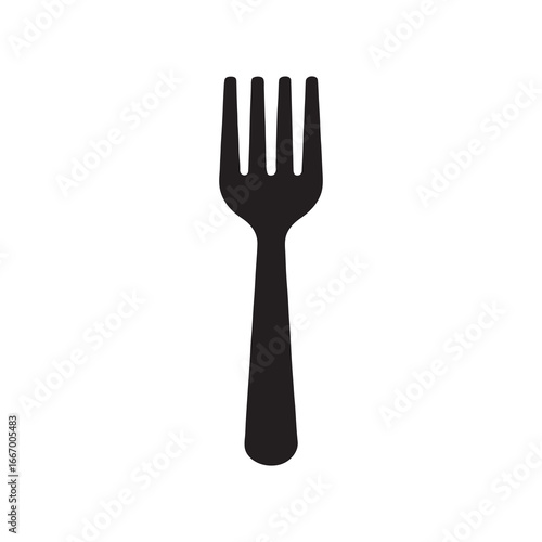 Fork knife and spoon cutlery set on white background illustration