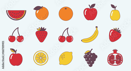 Vibrant collection of fresh, juicy fruits for healthy eating and lifestyle inspiration