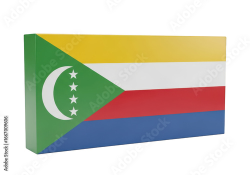 Free Download Photo of comoros flag on white - GFXLoad