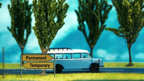 Signposts the direct way to Permanent versus Temporary