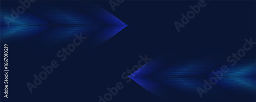 Symmetrical Chevron Lines Gradient Background in Dark Navy Blue with Subtle Light Blue Tones Creating a Sophisticated and Modern Geometric Pattern