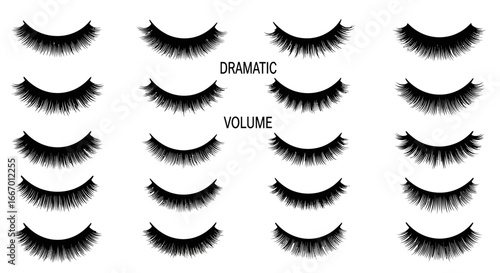 Achieve stunning, voluminous lashes with these dramatic and elegant false eyelash styles
