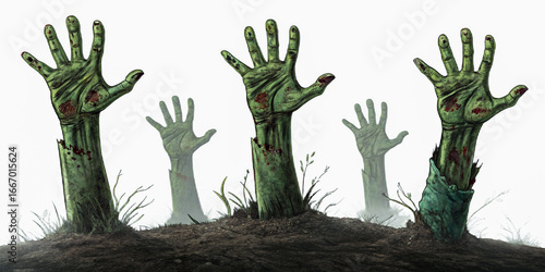 Halloween Zombie Hands Decoration – Creepy Graveyard Effect