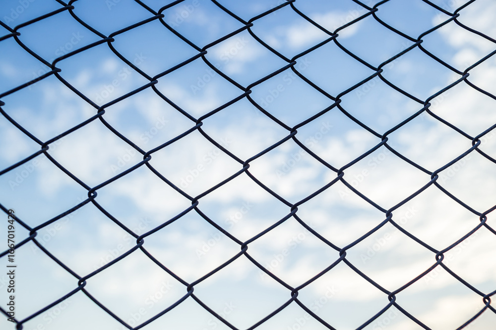 Fototapeta premium metal grid background