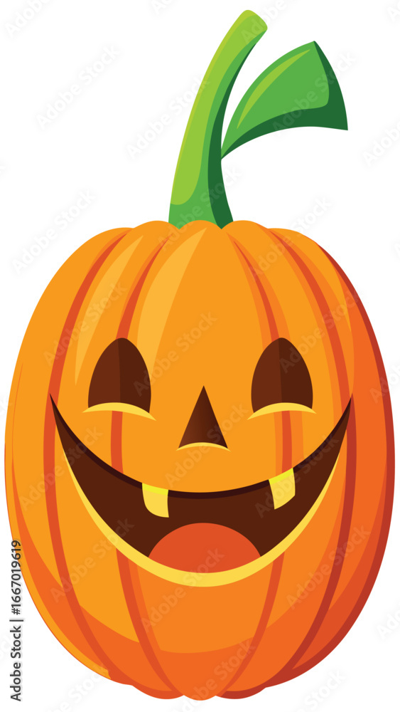 Fototapeta premium Digitally rendered happy illustration with vibrant colors and clear typography