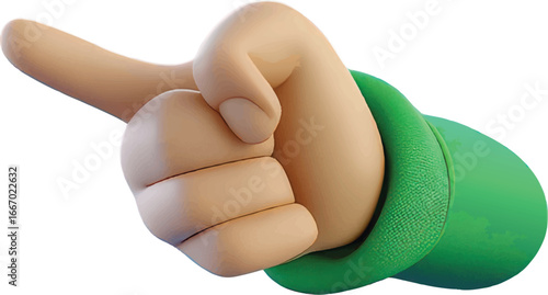 Cartoon hand giving a thumbs up gesture on a white background approval agreement