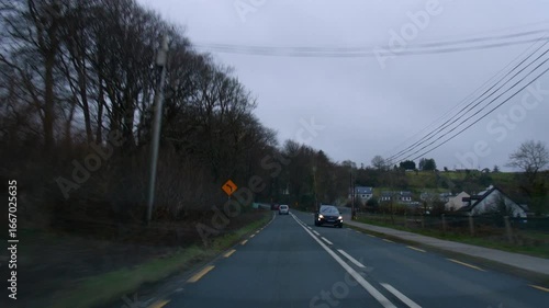 Timelapse drive through vibrant Connemara roads in County Galway, Ireland