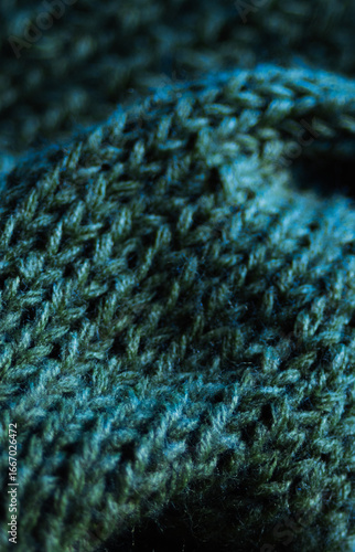 Wallpaper Mural Verticla teal woven texture, versatile design for decor, and creative visual projects. Torontodigital.ca