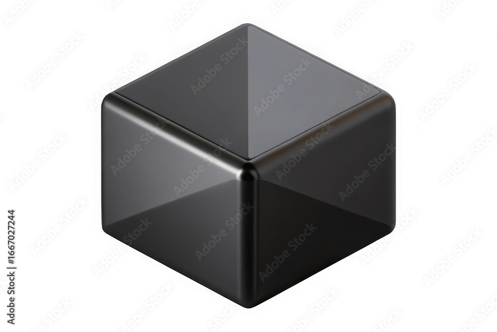 Shiny metal cube isolated on transparent background transparent background Shiny metal cube isolated on transparent background transparent background