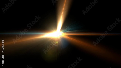 A brilliant light bursts through the darkness, casting vivid colors across the scene. Viewers witness a captivating display of brightness and energy, showcasing nature's beauty at dusk.