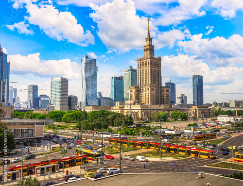 Central district of Warsaw