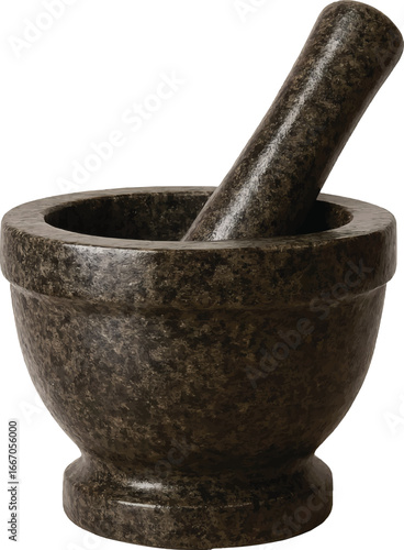 3D Mortar and Pestle