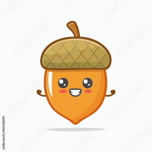Illustration plate stylisée de fruit d’automne