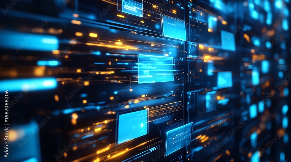 Naklejka premium AI-driven file management systems can predict user needs, suggesting files to open or organize based on past behavior.