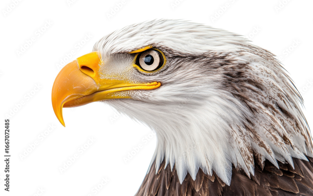 Obraz premium Eagle on white background,png