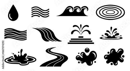 Waves, Ripples, and Splashes in Nature's Aquatic Landscape