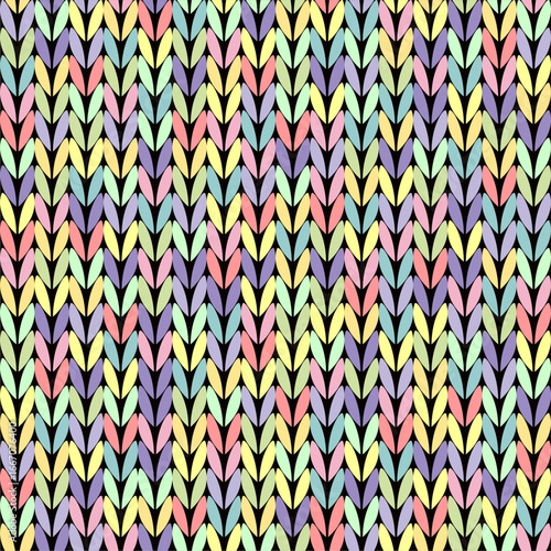 Knitted background pattern wallpaper knitting decorative print handmade textile knitting handiwork	