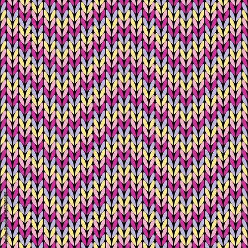 Knitted background pattern wallpaper knitting decorative print handmade textile knitting handiwork	