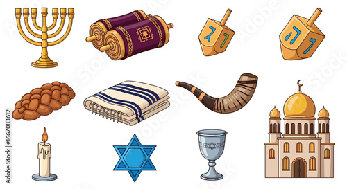 Cartoon depiction of a spooky halloween scene with a ghost, coffin, and graveyard elements present
